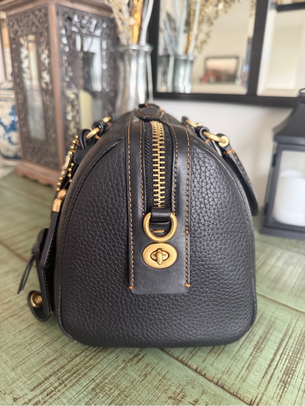 Coach Ruby 25 Satchel - Black - Picture 3 of 16